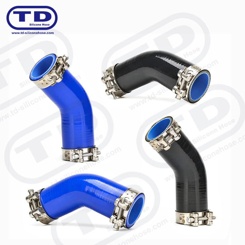 Silicone 45° Elbow Hose