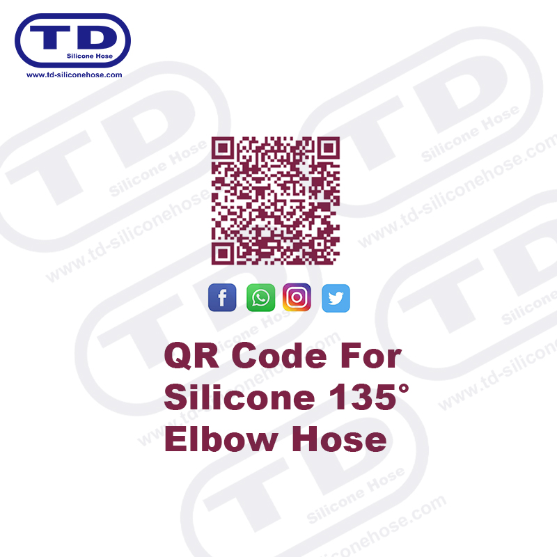 Silicone 135° Elbow Hose