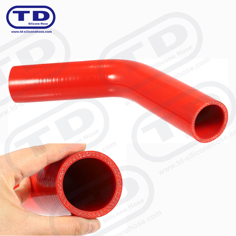 Silicone 45° Elbow Hose