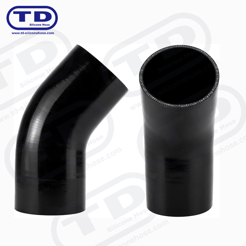 Silicone 45° Elbow Hose