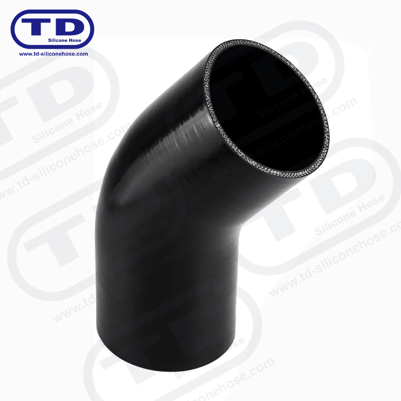 Silicone 45° Elbow Hose