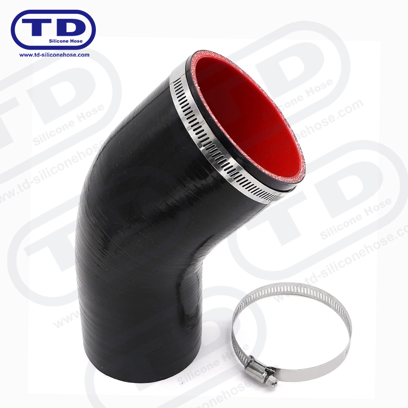 Silicone 45° Reducer Hose