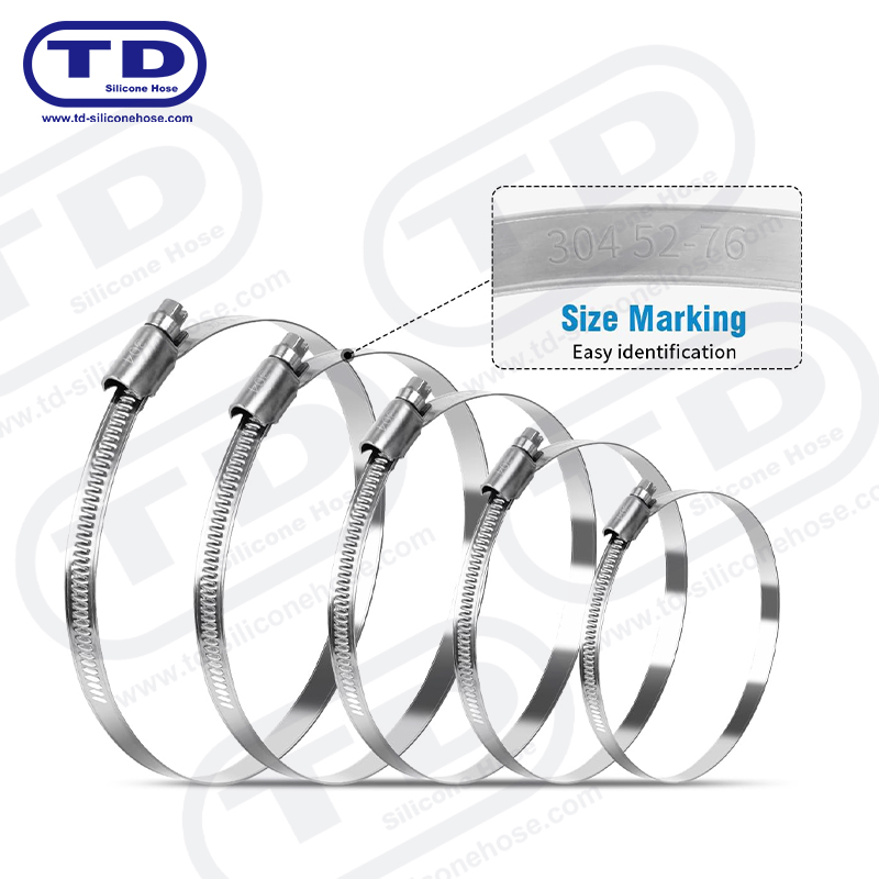 German Type Worm Drive Hose Clamp