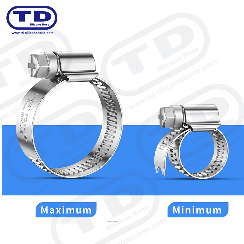 German Type Worm Drive Hose Clamp