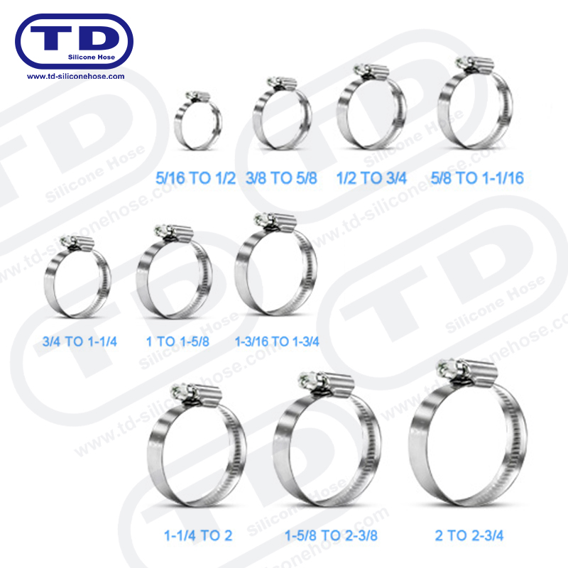 German Type Worm Drive Hose Clamp