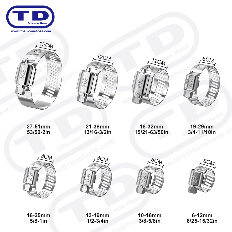 Amercian Type Worm Drive Hose Clamp (B-Clamp)