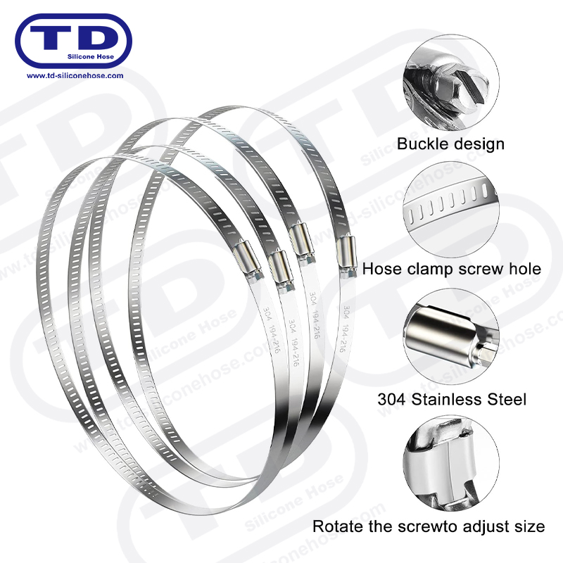 Amercian Type Worm Drive Hose Clamp (B-Clamp)